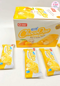 30pcs CHOCO DUO CRUNCH BAR MILK AND MANGO/loot bag fillers/paninda/giveaways/party favors.