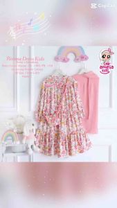 [[ New Arrival ]] Rivera Dress Kids by Amelia Setelan Gamis Anak Free Tas Cantik dan Hijab Setelan Baju Muslim Anak Perempuan Usia 5-8 Tahun