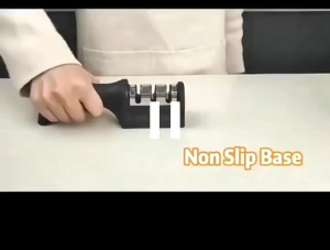 ASAHAN PISAU DAN GUNTING 3 IN 1 / PENGASAH PISAU DAPUR SERBAGUNA