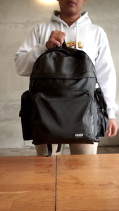 PRAGJA Tas Ransel Pria Waterproof anti air Tas Ransel Pria Tas Gendong Polos Tas sekolah