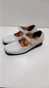 Sepatu Pantofel Wedges Putih Wanita Milton LDR 307