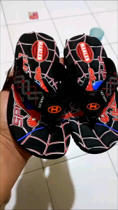 Sandal Jepit Anak Karakter Spiderman dan Sandal Harles