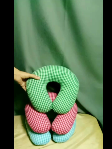 หมอนรองคอ ลายสก๊อต