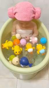 Bộ 3 Con Đồ Chơi Nhà Tắm Rùa Cá Cua Lên Cót Ngộ Nghĩnh Cho Bé.