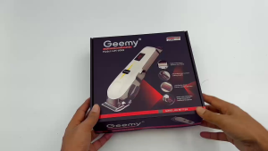 GEMMEY GM 6008 Professional hair clipper Premium Cordless Hair Clipper with Titanium Coated Blades Quiet Motor and Smart Length Adjustment