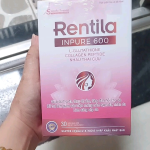 viên uống trắng da RENTINA Sanofa giúp dưỡng da  tăng độ ẩm cho da  tăng đàn hồi da  giảm thâm nám  tàn nhang  lám sáng da
