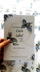 UNDANGAN PERNIKAHAN MURAH UNIK VINTAGE RUSTIC SUNATAN TASYAKURAN WALIMATUL URS (ISI 100 PCS)