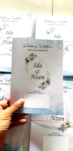 (Per 100 pcs) UNDANGAN PERNIKAHAN KHITANAN PERKAWINAN NGUNDUH MANTU VINTAGE SIMPEL KEKINIAN