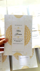 (100 pcs) UNDANGAN PERNIKAHAN UNIK PERKAWINAN WALIMATUL URSY KHITANAN SUNATAN