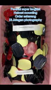 Tempelan Helm 3M Bulat Super Lekat untuk Action Cam & Smartphone