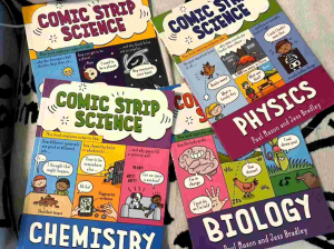 【Ready Stock】Comic Strip Science Physics/Earth and Space/Chemistry/Biology 5books set paperback
