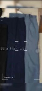 Rok sekolah wanita span panjang belah tengah depan seragam sekolah smp sma mts model kekinian rapih pinggang tidak ada karet