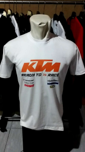 KAOS SUNMORI RIDER BAJU SUPERMOTO KTM RACING LENGAN PENDEK KATUN COMBED 30S PREMIUM