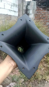 Horn corong tweeter alumunium cor 22X22 RCF DRAT BAUT