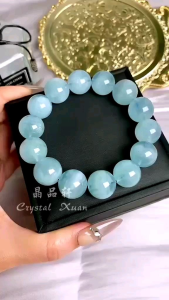 【现货】15mm 海蓝宝手链 Aquamarine Bracelet|舒缓情绪 ✦ 提升沟通 ✦ 清晰思维 ✦ 强气场守护|