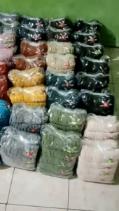 CIPUT NENEK KUPLUK RAJUT MOTIF BUNGA CANTIK