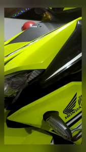 sticker serieXs hitam/sticket moto