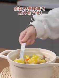 Vá múc canh inox 304 cao cấp chống gỉ sét cán có móc treo tiện lợi an toàn cho sức khỏe