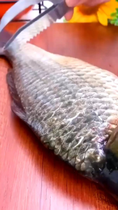 Pisau Ikan Multifungsi Pembersih Sisik Fish Scaler Double Blade - YM31