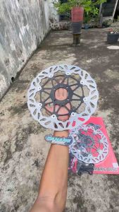 Piringan Cakram Model Floating Copy TDR 300 mm + Breket PNP Fiz r Jupiter Z lama Vega r lama Lubang 4