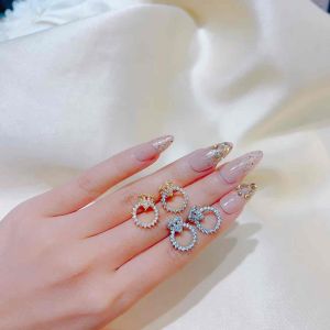 Bông tai hoạ tiết kim cương siêu sáng Kami BKCT30