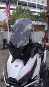 Zontes 368G Windshield Long Accessories Black Windshield Only