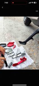 Zontes 368G Side Stand Extension Kick (LOWER SEAT)