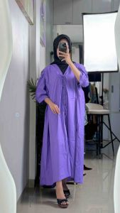 APRILIANI DRESS - PREMIUM OVERSIZED DRESS MODERN KOREAN SUMMER POLOS