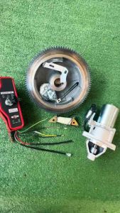 ชุดคิทไดสตาร์ท สวิทช์ชาร์จ+มู่เลย์ (อะไหล่ทดแทนตัวเก่าที่เสีย) สำหรับเครื่องยนต์ 13แรงม้า ถึง18 แรงม้า 4 จังหวะ