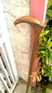 Tongkat Jalan Kayu Kelor Jawa Model Pipih C119