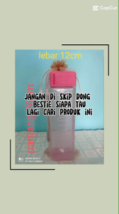 PROMO!!!!! tile kantong souvenir untuk MY Bottle Size 12x26cm... (isi 50)