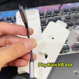 Dây chuyển đổi livestream từ 3.5 sang type C cao cấp livestream được có nhạc có tiếng 100% cho cả táo 15-16