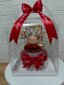 เค้กเงิน เค้กใส่เงินสดเองขนาด10 ใบ เป็นของขวัญในโอกาสต่างๆ