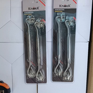 HAK ANGIN KNOKK 8 inch SS / Hak Angin Jendela 20 cm / Kait Jendela Stainless / Cantolan Jendela Isi 2 pcs