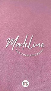 [MINIMAL 2X KLIK UNTUK 1 YARD] Kain Polyester Ecer Bahan Madeline Two Face Fabric Premium HARGA 1/2 YARD