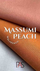[MINIMAL 2X KLIK UNTUK 1 YARD] Kain Wolypeach Ecer Bahan Massumi Peach Premium HARGA 1/2 YARD