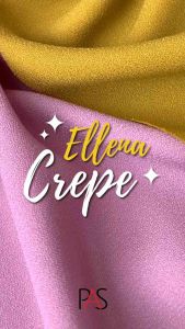 [MINIMAL 2X KLIK UNTUK 1 YARD] Kain Wollycrepe Ecer Bahan Ellena Crepe Premium HARGA 1/2 YARD