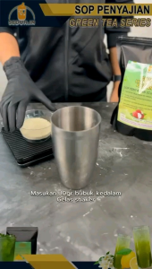 GREEN APPLE TEA 1KG / TEH HIJAU / BUBUK MINUMAN PREMIX PREMIUM INSTAN