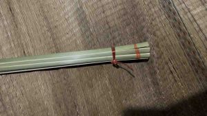 เส้นตอกทำขอบกระด้ง ทำโครงงานประดิษฐ์