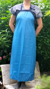 👍กันเปื้อนPVC เอี๊ยมพลาสติก เย็บสวย แข็งแรง💥งานอุตสาหกรรม งานช่าง กันสารเคมี กันคราบสกปรก ล้างง่าย