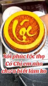 BỘ Khuân  Khuôn CHỮ ( PHÚC_ LỘC_ THỌ) đơm xôi làm khuôn xôi in chữ