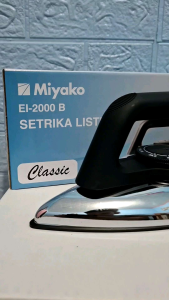 Setrika Listrik Miyako EL2000B Classic Gosokan Pakaian Anti Lengket Murah