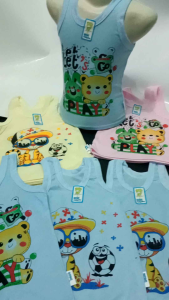 KHENZIE STORE - PROMO 6& 3 PCS KAOS DALAM ANAK ANAK / SINGLET MOTIF KARAKTER KARTUN