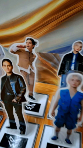 SB19 JUSTIN mini Standee 5.5" HARD LAMINATED with Sintra Base idol collecrion