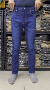 Ready Lelaki Slim Fit Jean Super Stretchable Kain Terbaik  Seluar Jeans Premium Quality Fit Jeans Sky Blue