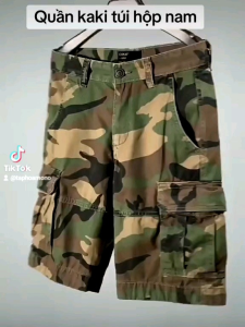 Quần short kaki nam túi hộp CHYAF ARM-1299