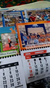 2026 WALL CALENDAR LAMINATED PHOTO FREE LAYOUT  (11X16.5 INCHES)