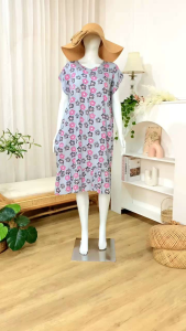 Daster ruffle (busui bumil) | motif kekinian import