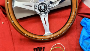 Nardi Wood Classic Chrome Spoke Steering Wheel 14inci New Arrival