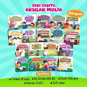 Seri Cerita Akhlak Mulia: paket buku yang hadir untuk menanamkan kebaikan dalam hati anak serta moral-moral baik sejak dini~ Buku Anak Winonabooks × Iska